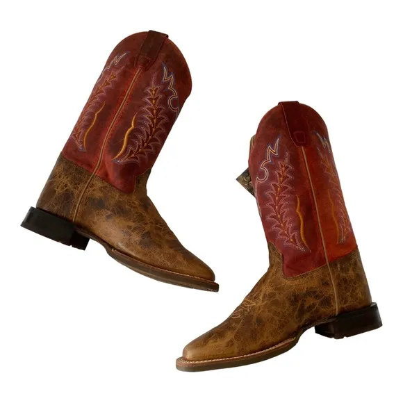 OLD WEST Red Kids Boots | Size 6 | Big Kids or Youth- Unisex