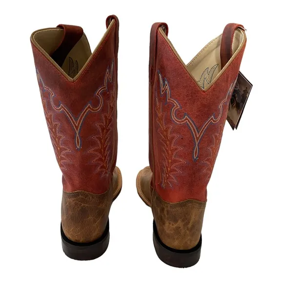 OLD WEST Red Kids Boots | Size 6 | Big Kids or Youth- Unisex