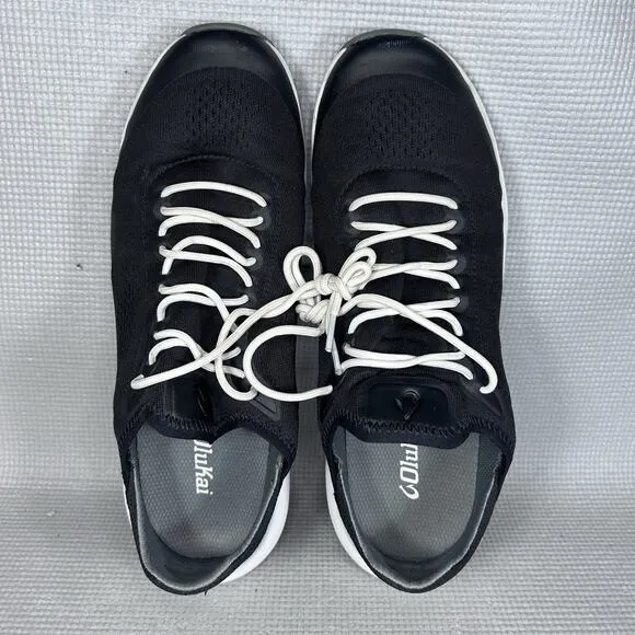 OLUKAI Kaholo Men 8.5 Athletic Trainer Shoes Vapor Knit Lace Up Comfort Cushion