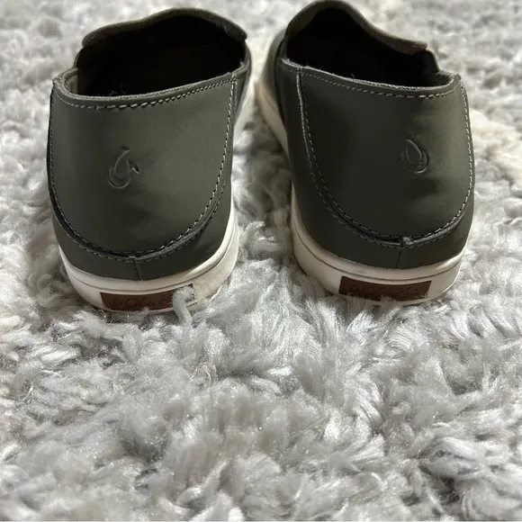 Olukai Pehuea Palm Sneakers in Dusty Olive / Palm Dusty Olive / Palm sz 7