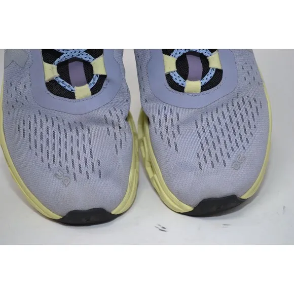 On Cloudmonster Womens Sz 6.5 Purple Gray Green Athletic Running Shoes Sneakers