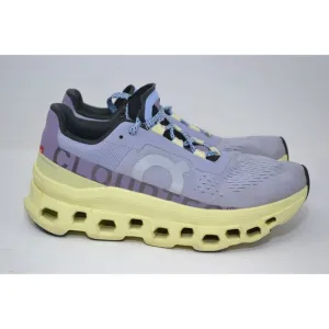 On Cloudmonster Womens Sz 6.5 Purple Gray Green Athletic Running Shoes Sneakers