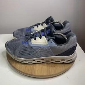 On Cloudstratus Swiss Engineering Men's Size 11.5 Gray Blue Running Shoes Cloud