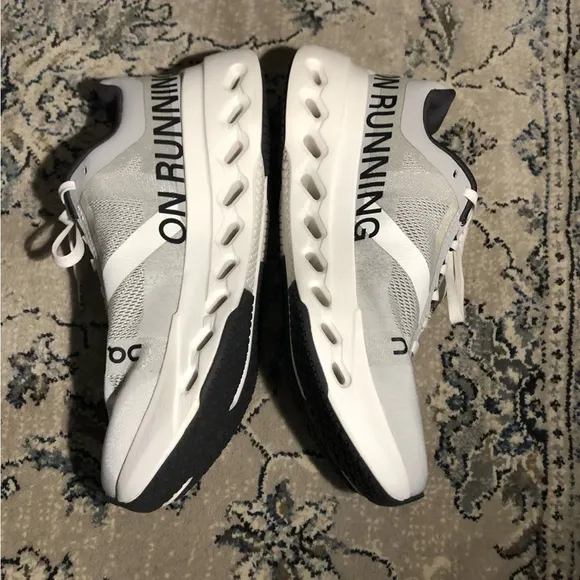 On Cloudsurfer Next in Glacier White