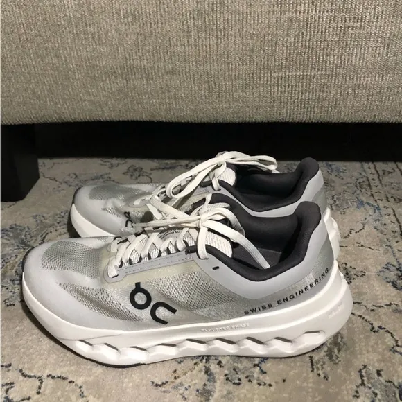 On Cloudsurfer Next in Glacier White