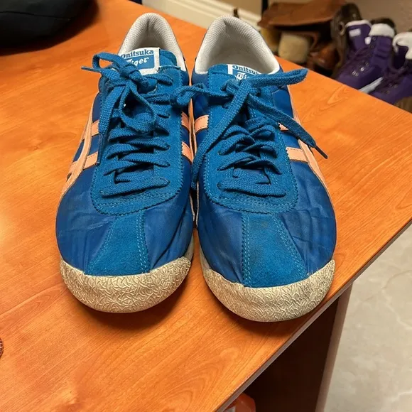 Onitsuka Tiger TIGER CORSAIR Sneakers Size 10.5 (44.5 EUR) Deep Sapphire &amp; Peach