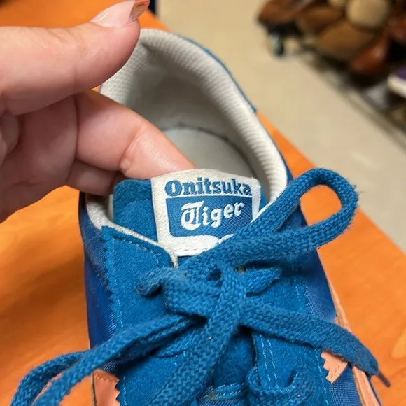 Onitsuka Tiger TIGER CORSAIR Sneakers Size 10.5 (44.5 EUR) Deep Sapphire &amp; Peach