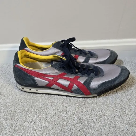 Onitsuka Tiger Ultimate 81‎ Red /Black/Gray Sneakers D910N Men's Size 13 RARE
