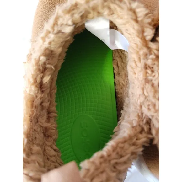 Oofos Oocoozie Recovery Shoe Womens Size 8 Camel Chestnut Comfort Low Top