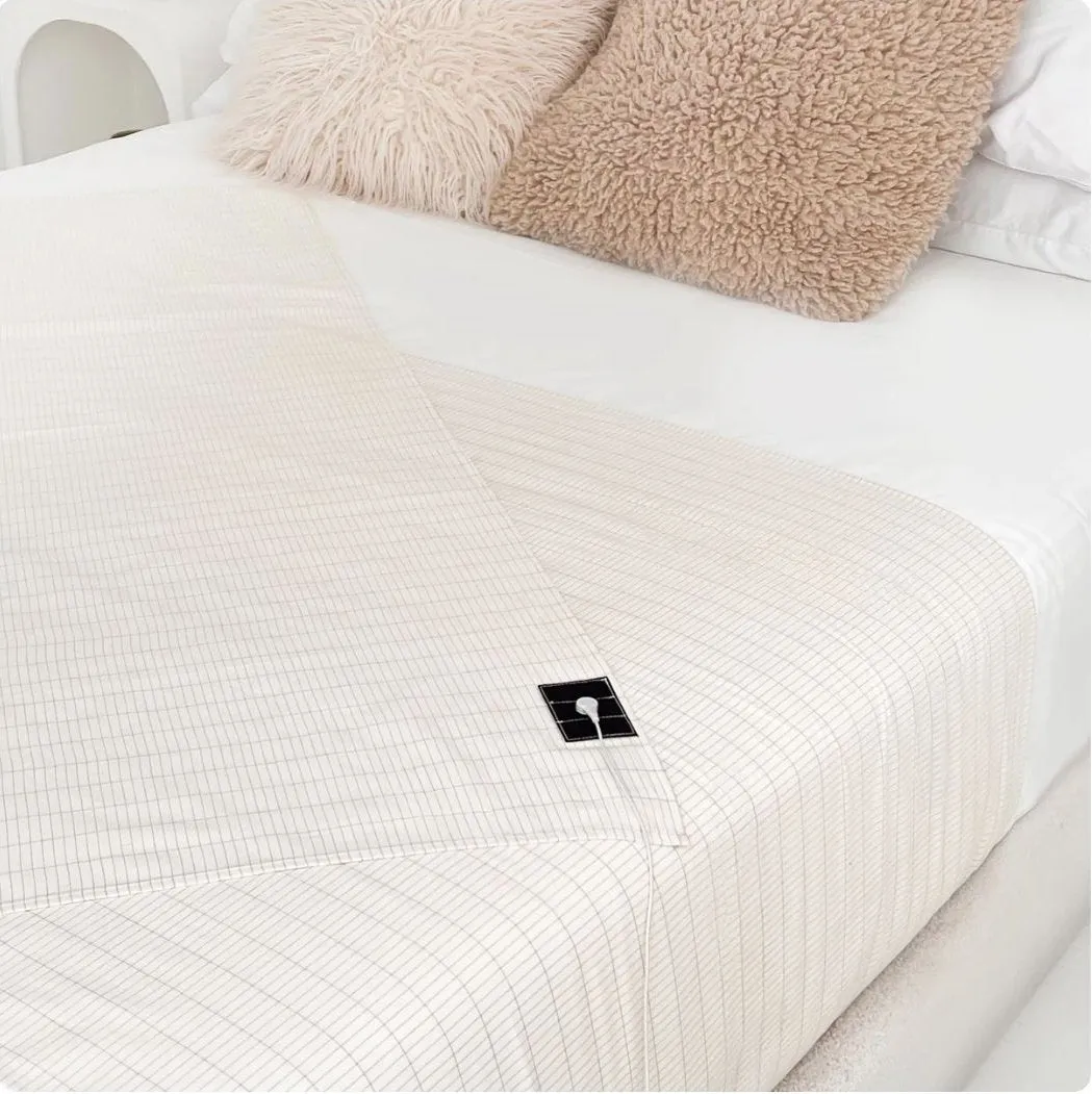 Organic Cotton Grounding Bedsheet (Fitted or Universal Flat sheet)