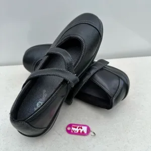 Orthofeet 865 Celina Mary Jane Comfort Shoes Womens Size 8Wide Black Leather