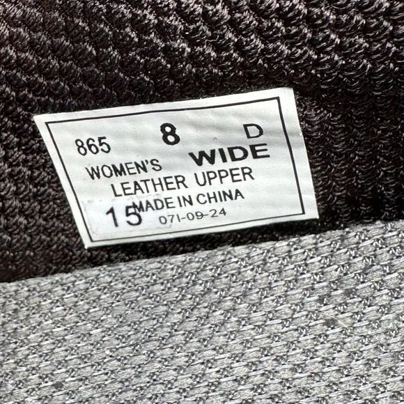 Orthofeet 865 Celina Mary Jane Comfort Shoes Womens Size 8Wide Black Leather