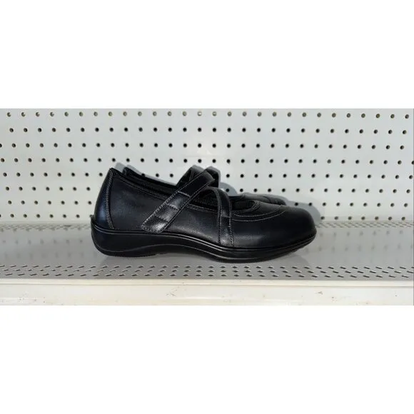 Orthofeet Celina Womens Casual Diabetic Mary Jane Shoes Loafers Size 8 B 865