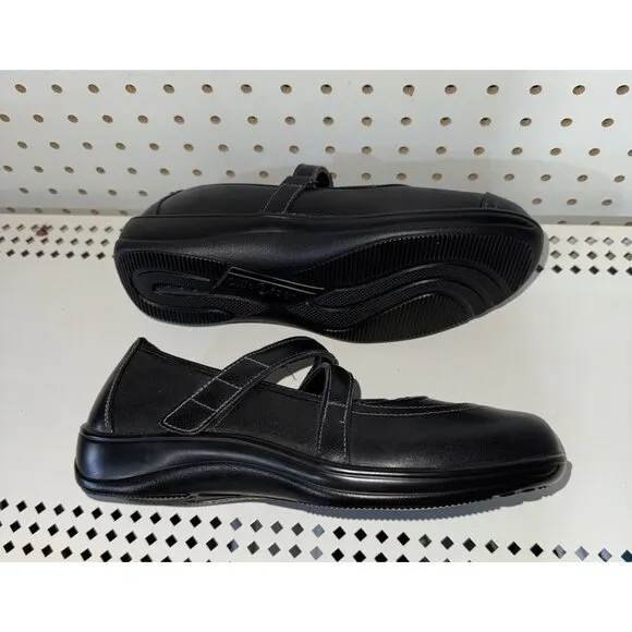 Orthofeet Celina Womens Casual Diabetic Mary Jane Shoes Loafers Size 8 B 865