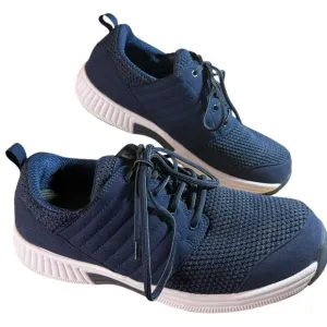ORTHOFEET Tacoma Men’s Dark Blue walking tennis shoe Orthopedic Size 12 EUC