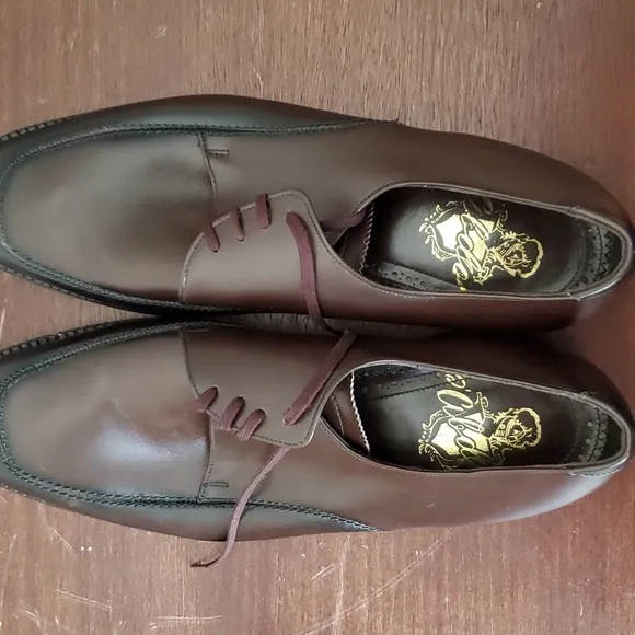 P. Aldo Apron Toe Derby Shoes