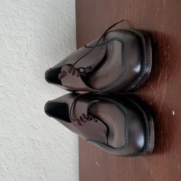 P. Aldo Apron Toe Derby Shoes