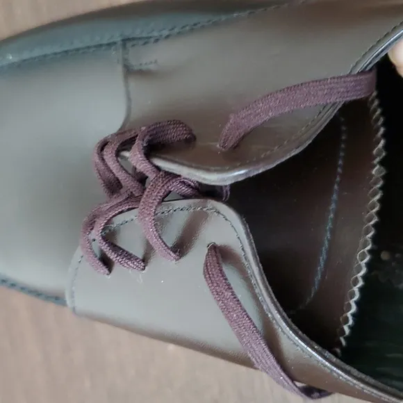 P. Aldo Apron Toe Derby Shoes