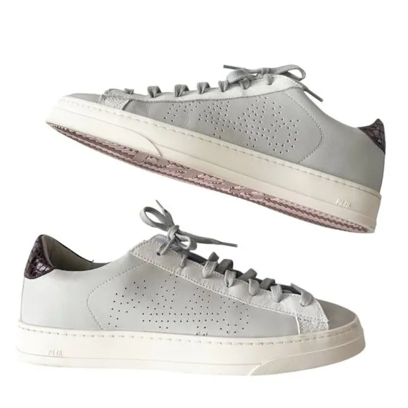 P448 Jack Perforated Sneaker in Gray Lilac