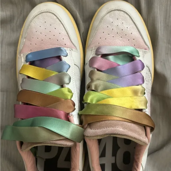 p448 Mason Shade White sneakers 42 Multicolor  Made In Italy Size 11.5 Women