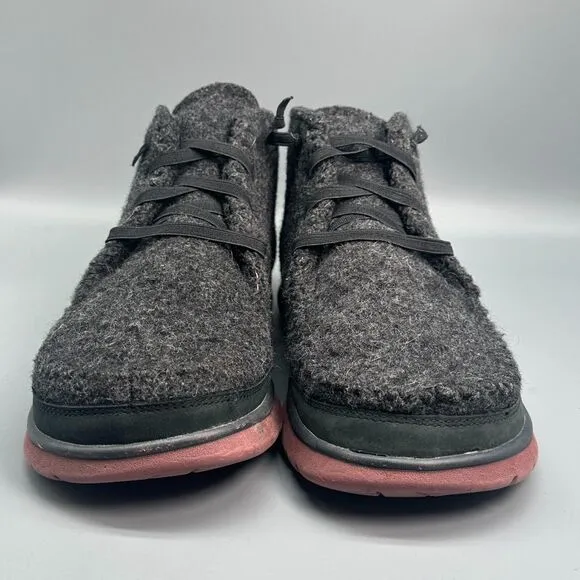 Patagonia Maui Larry Men's 10 Gray Wool Chukka Boots Lace-Up Comfort Winter