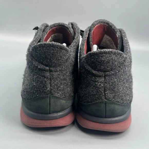 Patagonia Maui Larry Men's 10 Gray Wool Chukka Boots Lace-Up Comfort Winter