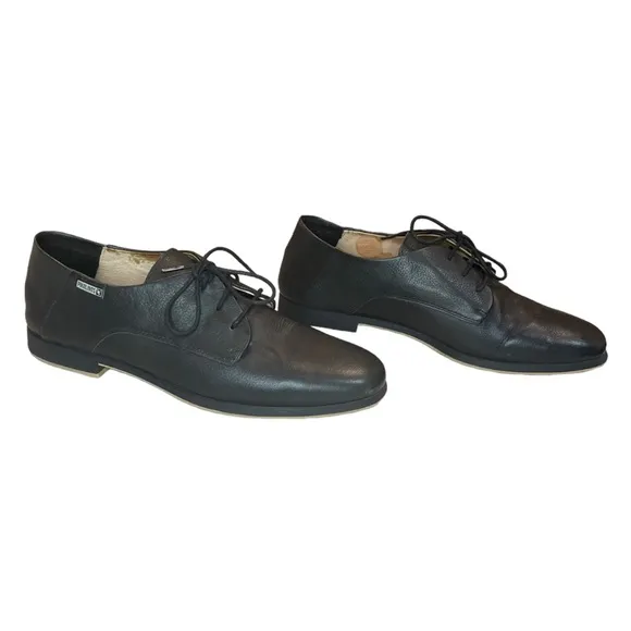 Pikolinos Marisma Lace Up Black Oxfords Sz 41