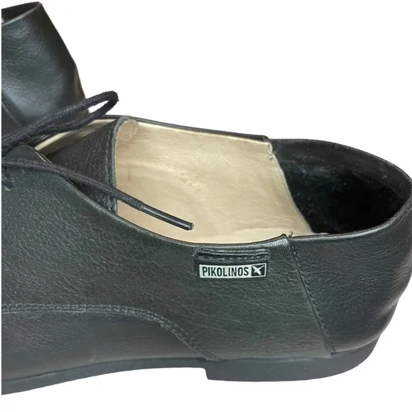 Pikolinos Marisma Lace Up Black Oxfords Sz 41