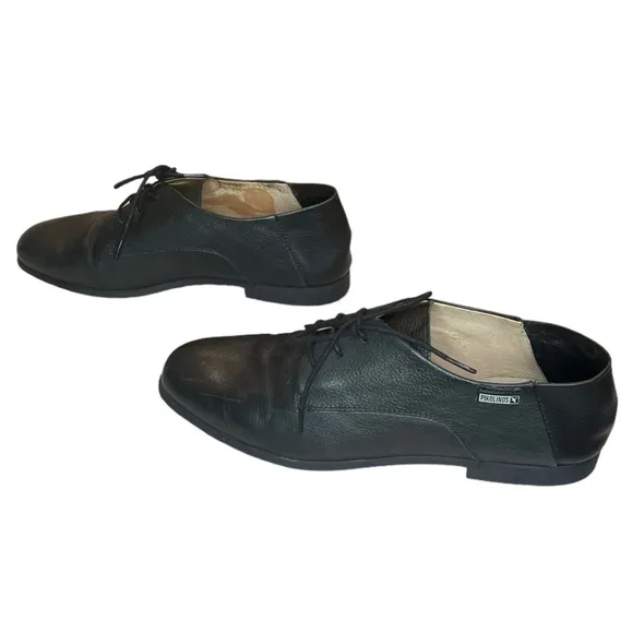 Pikolinos Marisma Lace Up Black Oxfords Sz 41