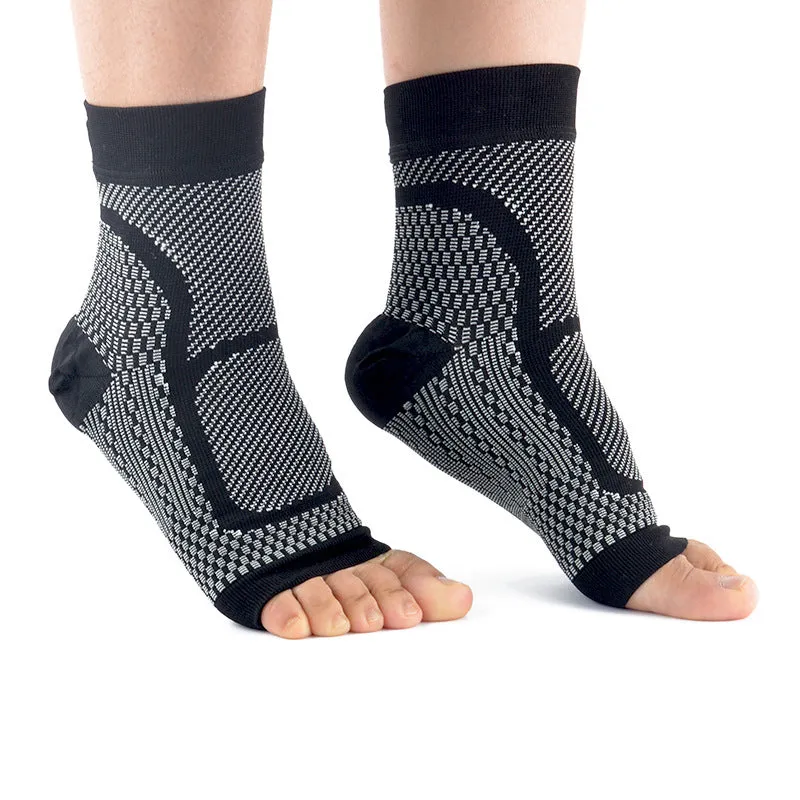 Premium Copper Compression Ankle Brace Sock for Men & Women – Pain Relief Support for Plantar Fasciitis, Heel & Foot Pain – Breathable & Moisture-Wicking – Ideal for Sports, Running, Cycling – 1 Pair