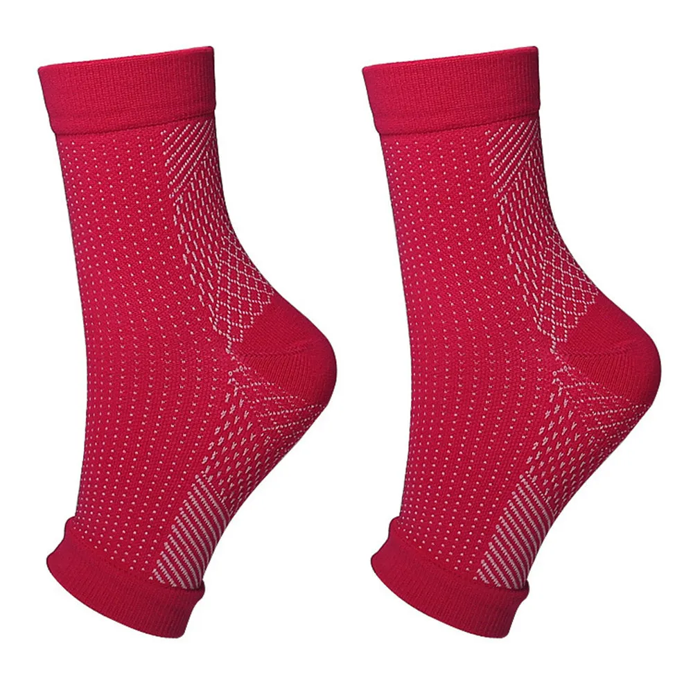 Premium Copper Compression Ankle Brace Sock for Men & Women – Pain Relief Support for Plantar Fasciitis, Heel & Foot Pain – Breathable & Moisture-Wicking – Ideal for Sports, Running, Cycling – 1 Pair