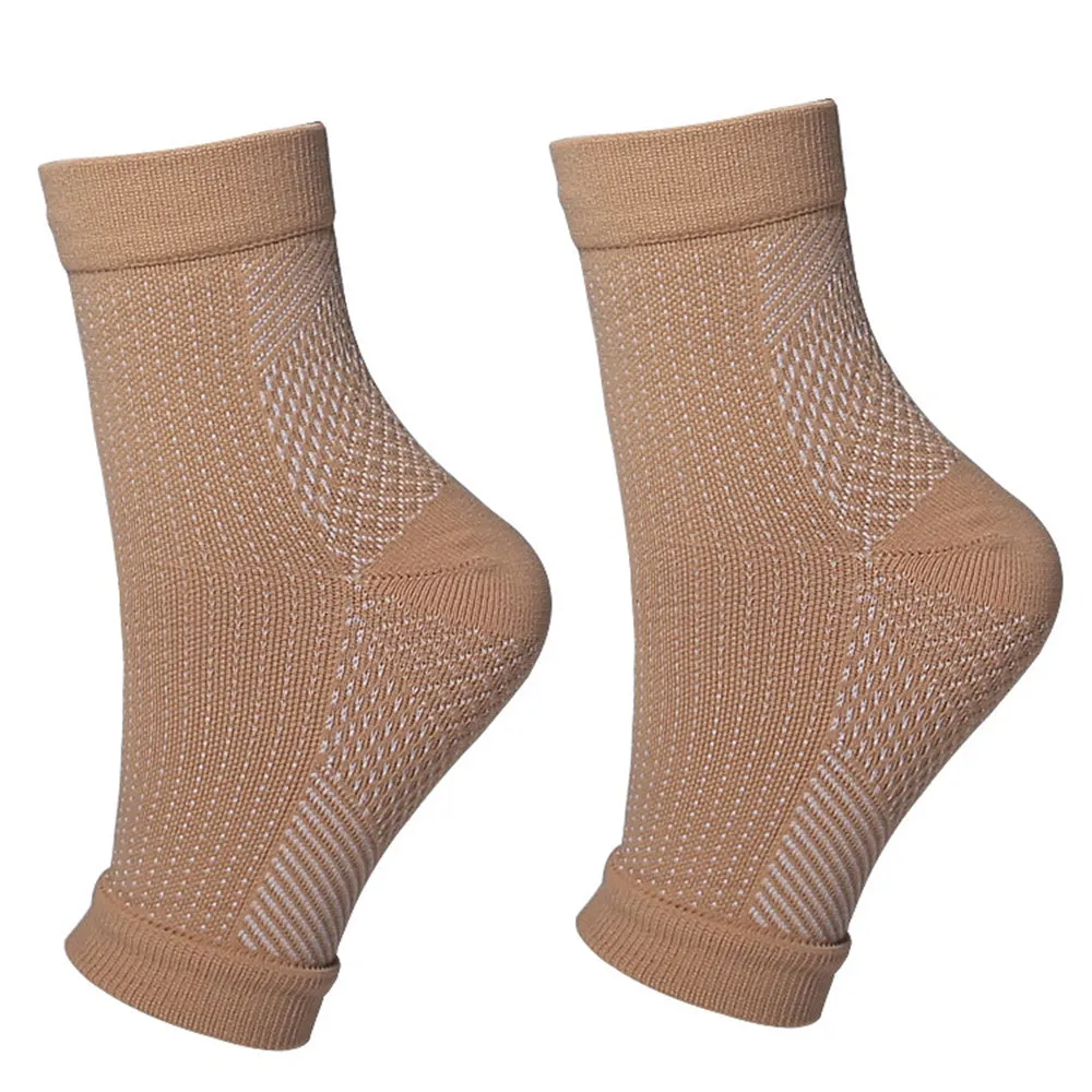 Premium Copper Compression Ankle Brace Sock for Men & Women – Pain Relief Support for Plantar Fasciitis, Heel & Foot Pain – Breathable & Moisture-Wicking – Ideal for Sports, Running, Cycling – 1 Pair