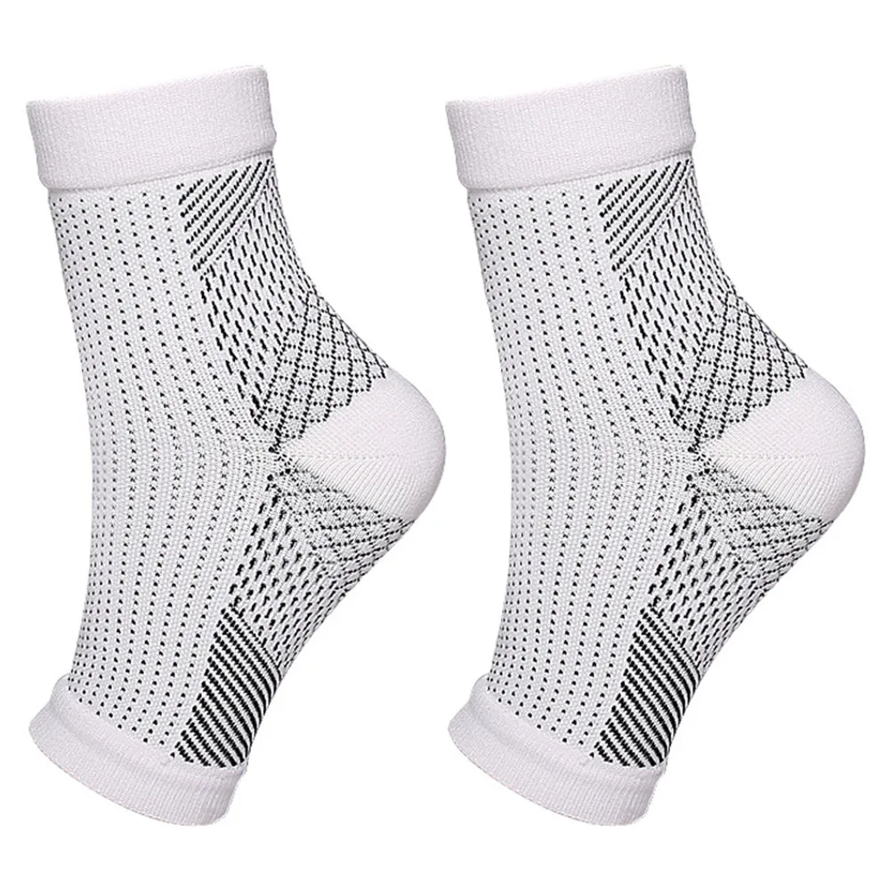 Premium Copper Compression Ankle Brace Sock for Men & Women – Pain Relief Support for Plantar Fasciitis, Heel & Foot Pain – Breathable & Moisture-Wicking – Ideal for Sports, Running, Cycling – 1 Pair