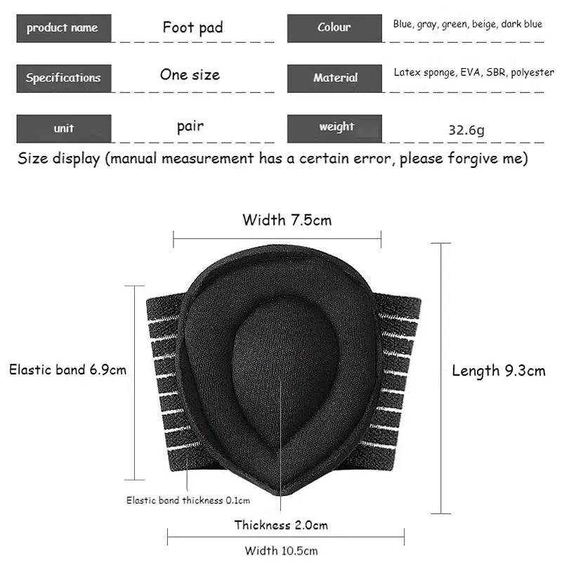 Premium Plantar Fasciitis Insoles for Flat Feet - Arch Support Shoe Pads, Orthopedic Comfort for Men & Women, Soft EVA & Latex Material, Daily Foot Care Solutions