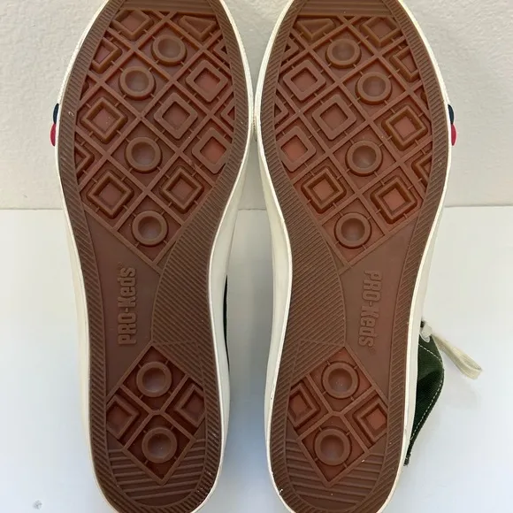 Pro-Keds / GREEN/NWOT/NWOB/ Hi Lace Up/Mens / Olive Green/ size 14