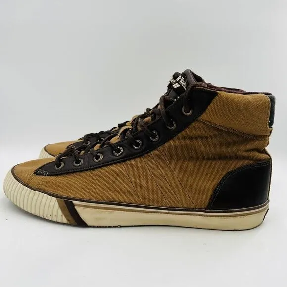 Pro Keds Royal Plus Hi Men's Brown Shoes Size 12M