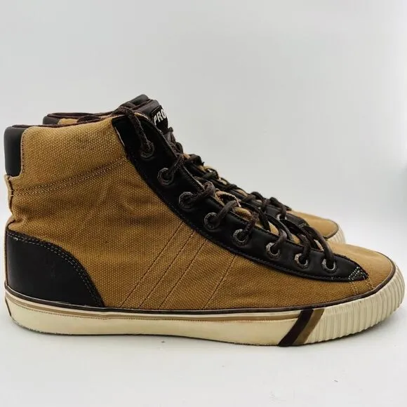 Pro Keds Royal Plus Hi Men's Brown Shoes Size 12M