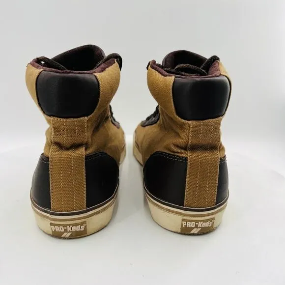 Pro Keds Royal Plus Hi Men's Brown Shoes Size 12M