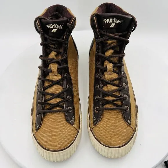 Pro Keds Royal Plus Hi Men's Brown Shoes Size 12M