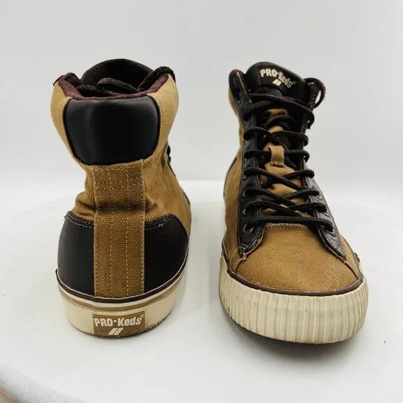 Pro Keds Royal Plus Hi Men's Brown Shoes Size 12M