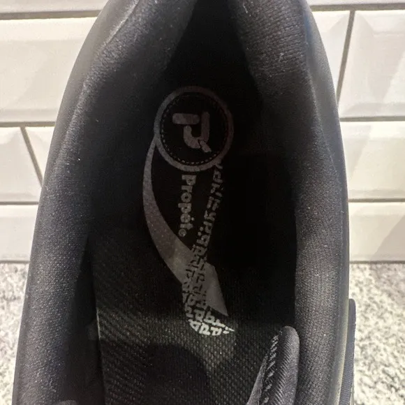 Propet MPED3 Mens Diabetic Shoes Ped Walker Black 13 5E (XX) Slipper Leather New