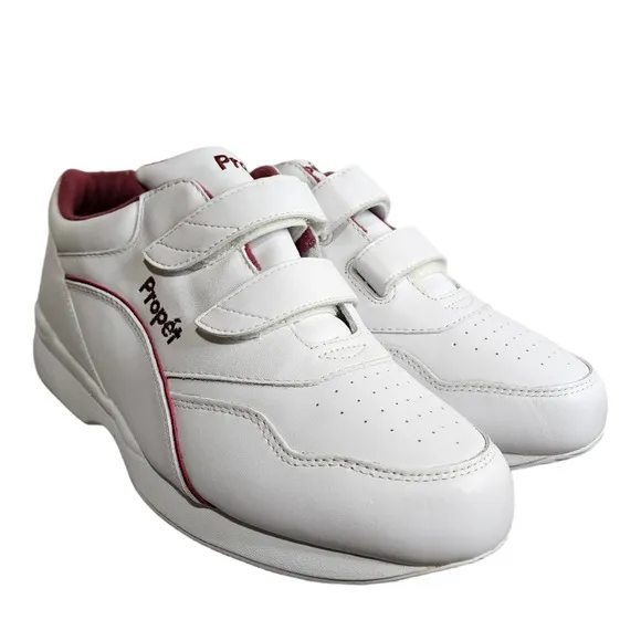 Propet Tour Walker Strap White/Berry Size 10