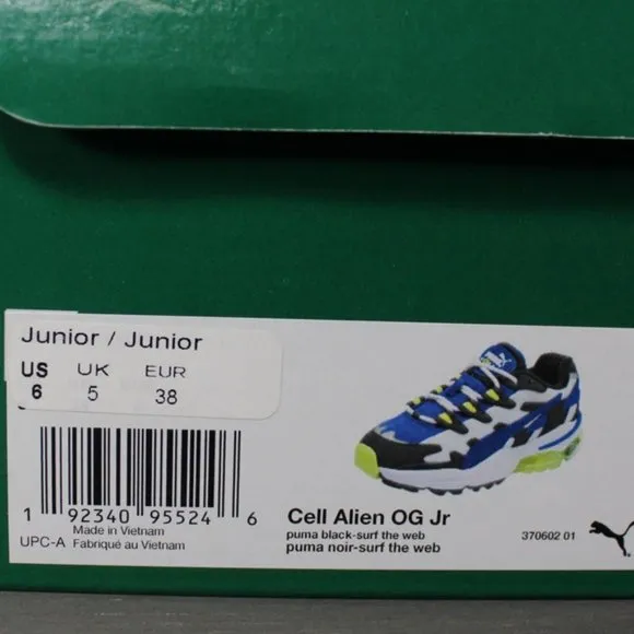 Puma Cell Alien OG JR Sneakers 370602-01 Size 6
