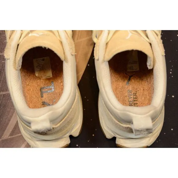 PUMA Porsche Design Men's‎ Size 8 PWRPlate S Trainer Beige Shoes $390 MSRP