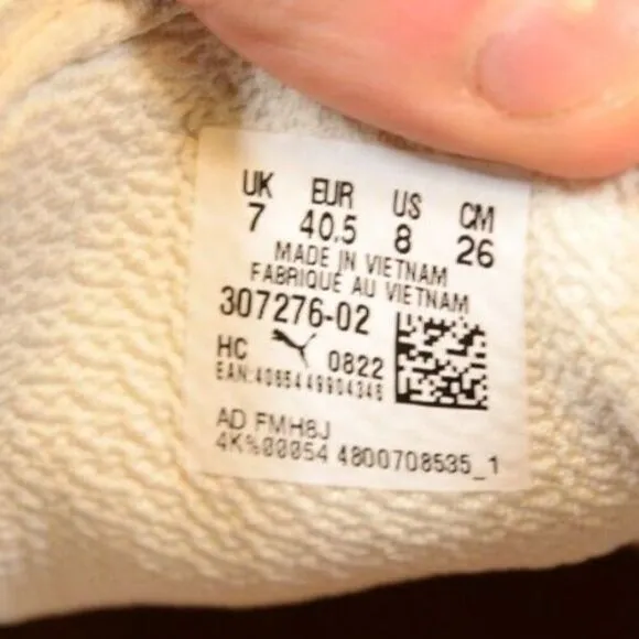 PUMA Porsche Design Men's‎ Size 8 PWRPlate S Trainer Beige Shoes $390 MSRP