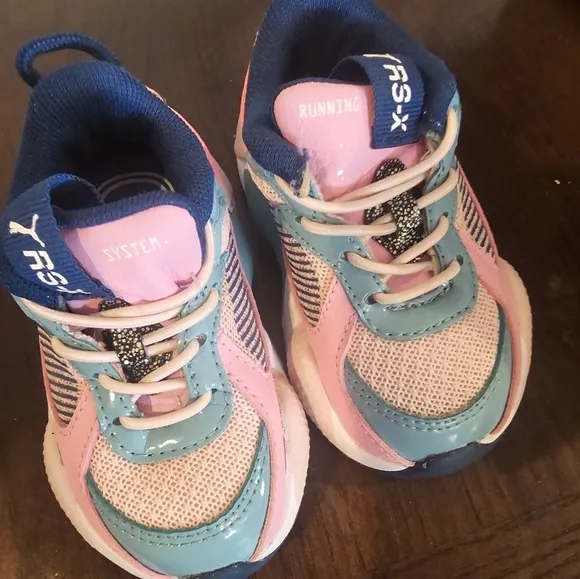 Puma Toddler Girls RSX Kinder Fit Running Shoe Sneakers Size 3