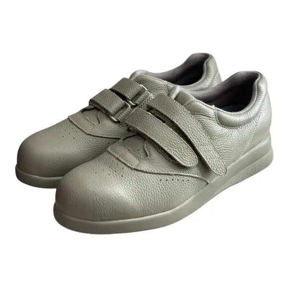 P.W. Minor Women's Leisure Double Strap Clay Orthopedic Diabetic Shoes Size 9.5