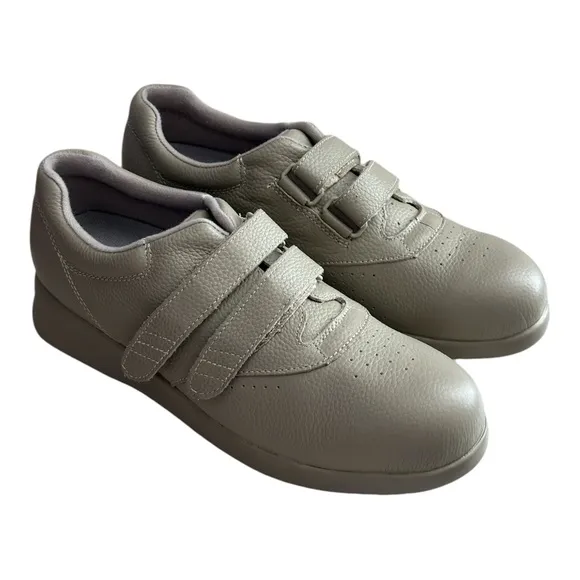 P.W. Minor Women's Leisure Double Strap Clay Orthopedic Diabetic Shoes Size 9.5
