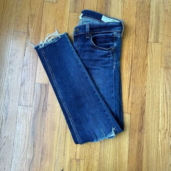 Rag &amp; Bone Mabel Distressed Skinny Jeans - Size 25