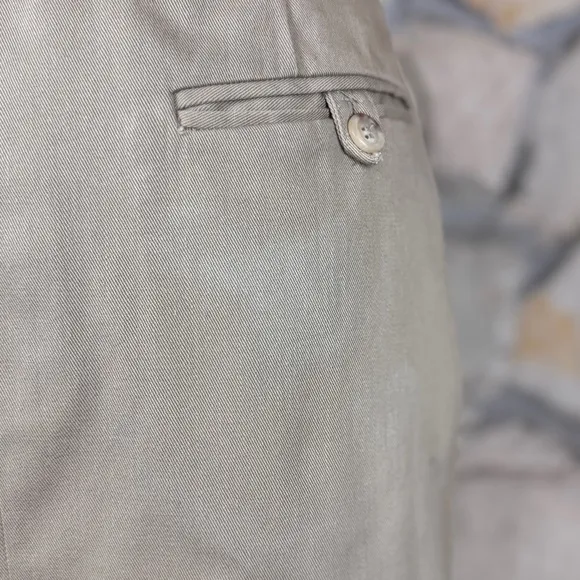 Ralph Lauren Blue Label c. 1980s Twill Maxi Skirt Khaki | 12